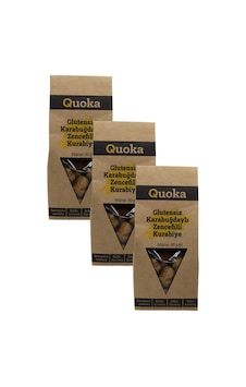 Quoka Glutensiz Rafine Şekersiz Zencefilli Kurabiye 3 x 80 G Quoka Glutensiz Rafine Şekersiz Zencefilli Kurabiye 3 x 80 G