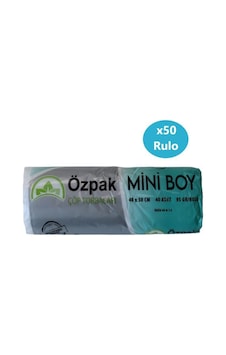 Özpak Mini Boy Çöp Torbası 50 Adet Beyaz 40 x 50 CM