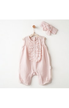 Andywawa Kız Bebek Tulum Takım Romper Anw-ac26613 Pembe Andywawa Kız Bebek Tulum Takım Romper Anw-ac26613 Pembe