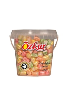Özkur Mini Çizgili Akide Şeker 200 G Özkur Mini Çizgili Akide Şeker 200 G