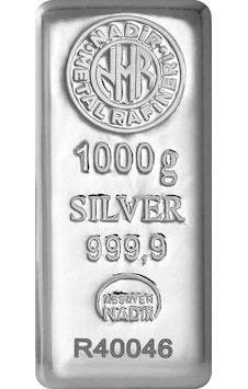 1000 Gram Gümüş Külçe