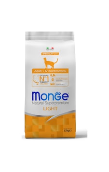 Monge Adult Light Hindili Yetişkin Diyet Kedi Maması 1,5 Kg Monge Adult Light Hindili Yetişkin Diyet Kedi Maması 1,5 Kg