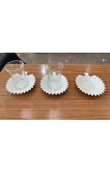 Cooker Ckr3625 Porselen Çay Tabağı 6 Parça Beyaz Cooker Ckr3625 Porselen Çay Tabağı 6 Parça Beyaz
