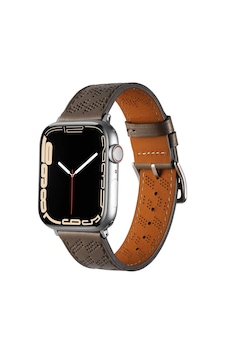 Watch 7 41mm Uyumlu Krd-76 Pu Deri Kordon Strap Kayış Omsy- Gri Watch 7 41mm Uyumlu Krd-76 Pu Deri Kordon Strap Kayış Omsy- Gri