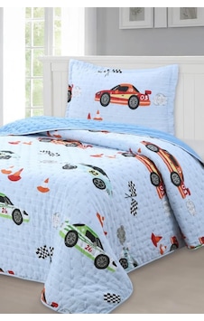 Car Genç Ve Çocuk Tek Kişilik Yatak Örtüsü 180x240 Çok Renkli Car Genç Ve Çocuk Tek Kişilik Yatak Örtüsü 180x240 Çok Renkli