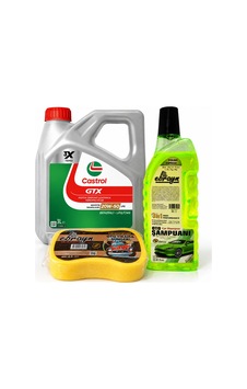 Castrol Gtx Motor Yağı 20w-50 Lpg 3 L + Oto Şampuan 1000 ML + Yıkama Süngeri Castrol Gtx Motor Yağı 20w-50 Lpg 3 L + Oto Şampuan 1000 ML + Yıkama Süngeri