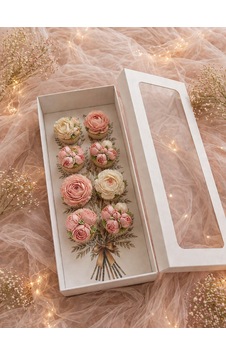 8 Li Cupcake Kutusu Çiçek Baskılı 42x20x10 8 Li Cupcake Kutusu Çiçek Baskılı 42x20x10