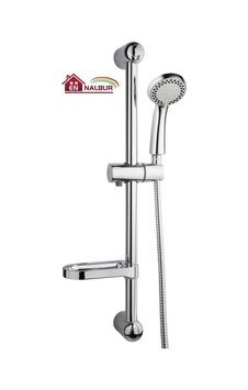 İtimat Beta 402s Sürgülü Duş Seti Beyaz - Krom
