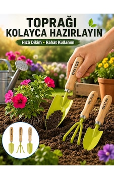 Mey İthalat Bahçe El Aletleri Seti Toprak Düzenleme Ve Dikim Aparatı Mey İthalat Bahçe El Aletleri Seti Toprak Düzenleme Ve Dikim Aparatı