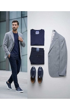 Bys Beystil Erkek Lacivert Slim Fit Bisiklet Yaka T-şhirt 253455 Bys Beystil Erkek Lacivert Slim Fit Bisiklet Yaka T-şhirt 253455