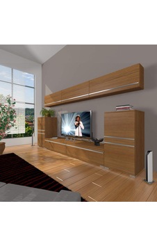 Decoraktiv Eko 9 Mdf Std Tv Ünitesi Tv Sehpası Ceviz Decoraktiv Eko 9 Mdf Std Tv Ünitesi Tv Sehpası Ceviz