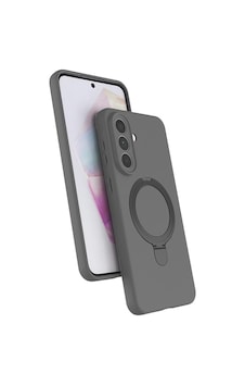 Adige Samsung Uyumlu Galaxy A37 Kılıf Samara Standlı Araç Tutucu Özellikli Gri Adige Samsung Uyumlu Galaxy A37 Kılıf Samara Standlı Araç Tutucu Özellikli Gri