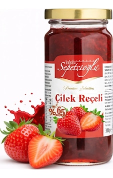 Erdem Sepetçioğlu Çilek Reçeli 300 G Erdem Sepetçioğlu Çilek Reçeli 300 G