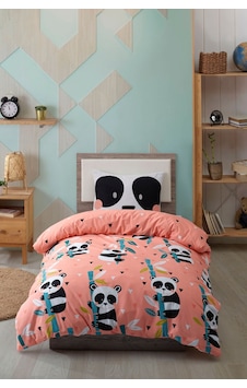 Enlora Home Junior Nevresim Seti Tek Kişilik Panida Pembe Enlora Home Junior Nevresim Seti Tek Kişilik Panida Pembe