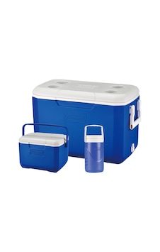 Coleman Cooler Combo 3 Parça Buzluk Seti 45l-4.7l-1.8 L Mavi Coleman Cooler Combo 3 Parça Buzluk Seti 45l-4.7l-1.8 L Mavi