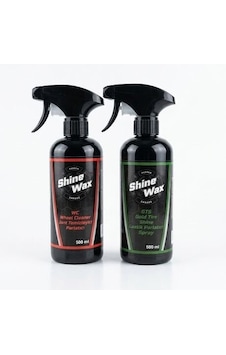 Shine Wax Jant Temizleyici & Lastik Parlatıcı Sprey 500 Ml 2'li Set