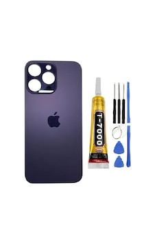 İphone 14 Pro A2890 Arka Cam Kapak Pil Kapağı Yüksek Kalite + B700 + Tamir Kiti Derin Mor İphone 14 Pro A2890 Arka Cam Kapak Pil Kapağı Yüksek Kalite + B700 + Tamir Kiti Derin Mor