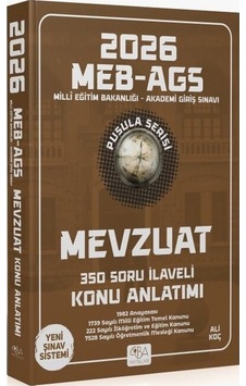 Cba Yayınları 2026 Meb-ags Mevzuat Konu Anlatımı Pusula Serisi - Ali Koç Cba Yayınları Cba Yayınları 2026 Meb-ags Mevzuat Konu Anlatımı Pusula Serisi - Ali Koç Cba Yayınları