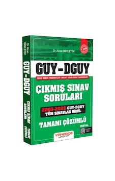 Guy Dguy Gelir Uzman Yardımcılığı Çıkmış Sınav Soruları Yönerge Yayınları
