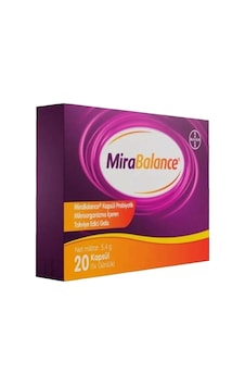 Bayer Mirabalance Probiyotik İçeren Takviye Edici Gıda 20 Kapsül Bayer Mirabalance Probiyotik İçeren Takviye Edici Gıda 20 Kapsül