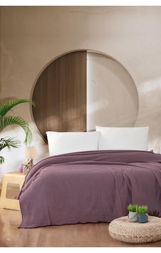 Mulberry Macar Tek Kişilik Pike Pamuklu Yatak Örtüsü 170x230 001