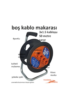 Boş Makara Kablo Boş Kablo Sarma Makarası Klaus Seyyar