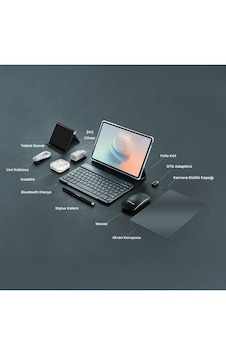 Teclast T65 LTE 6 GB 128 GB 13.4" Tablet + Kılıf + Klavye + Mouse + Kulaklık + Kalem + Stand