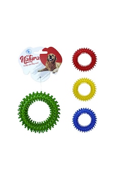 Natura 10 CM Dikenli Plastik Köpek Oyuncağı Çok Renkli Natura 10 CM Dikenli Plastik Köpek Oyuncağı Çok Renkli