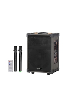 Hepu Hp-977 Kablosuz Çift El Mikrofonlu Sarjlı Bluetooth 12 50w Hoparlör Hepu Hp-977 Kablosuz Çift El Mikrofonlu Sarjlı Bluetooth 12 50w Hoparlör
