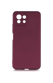 Xiaomi Mi 11 Lite Kılıf Zore Premier Silikon Kapak Mürdüm