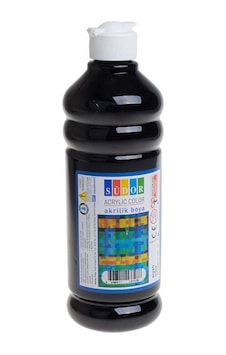 Südor Sd1009-14 7278 Akrilik Boya Siyah 500 ML Südor Sd1009-14 7278 Akrilik Boya Siyah 500 ML