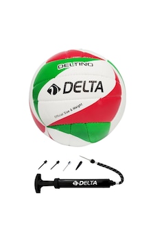 Delta Deltino Özel El Dikişli 5 Numara Voleybol Topu + Çok Fonksiyonlu Top Şişirme Pompası Seti Çok Renkli Delta Deltino Özel El Dikişli 5 Numara Voleybol Topu + Çok Fonksiyonlu Top Şişirme Pompası Seti Çok Renkli