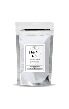 Tos The Organic Spices Sitrik Asit Tozu 1 KG Citric Acid Powder Tos The Organic Spices Sitrik Asit Tozu 1 KG Citric Acid Powder