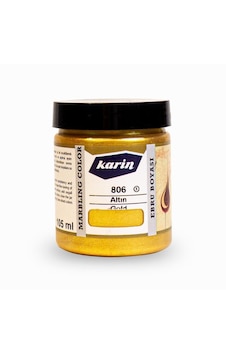 Karin Ebru Boyası 105 Ml. 806 Altın Karin Ebru Boyası 105 Ml. 806 Altın