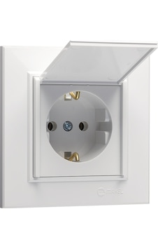 Makel KRB 57 001 029 Karea Kap. Topraklı Priz + Çerçeve Beyaz Makel KRB 57 001 029 Karea Kap. Topraklı Priz + Çerçeve Beyaz