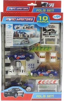 Die Cast Polis Seti 10 Parça Die Cast Polis Seti 10 Parça