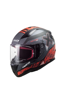 LS2 Rapid Xtreet Kask Kırmızı - Mat Siyah LS2 Rapid Xtreet Kask Kırmızı - Mat Siyah