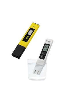 Dijital Ph Metre Su Sıvı Akvaryum Ph Ölçer Kalibrasyon Tds&ec Metre Su Kalite Iletkenlik Ölçme Termometre Su Test