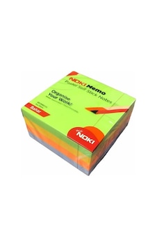 Noki Memo 75X75 Pastel Bahar Yapışkanlı Küp Blok 400 Yaprak Noki Memo 75X75 Pastel Bahar Yapışkanlı Küp Blok 400 Yaprak