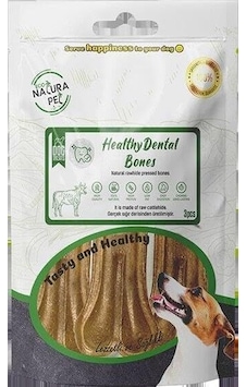 Healty Dental Bones Natural Pres Kemik 13cm 3lü 180gr Healty Dental Bones Natural Pres Kemik 13cm 3lü 180gr