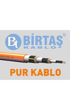 Birtaş Ef6512-pur-7x0.50 ,kesit 0.50mm 7-damar/çok Telli Ağırşart Hareketli Pur Kablo Birtaş Ef6512-pur-7x0.50 ,kesit 0.50mm 7-damar/çok Telli Ağırşart Hareketli Pur Kablo