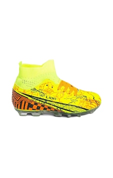 Lion Brothers Lion Super Mercury Bilekli Çoraplı Krampon Futbol Ayakkabısı Lion-571-kr Sarı Turuncu Sarı - Turuncu