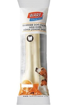 Warf Sığır Derisi Beyaz Köpek Ödül Kemiği 20.5 CM 150 G Warf Sığır Derisi Beyaz Köpek Ödül Kemiği 20.5 CM 150 G