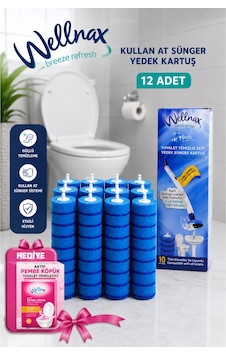 Kullan At 120 Adet Deterjanlı Tuvalet Yedek Süngeri+pembe Köpük Hediye Mavi Kullan At 120 Adet Deterjanlı Tuvalet Yedek Süngeri+pembe Köpük Hediye Mavi