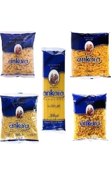 Nuhun Ankara Makarnası 5 Çeşit Makarna 20'li Nuhun Ankara Makarnası 5 Çeşit Makarna 20'li