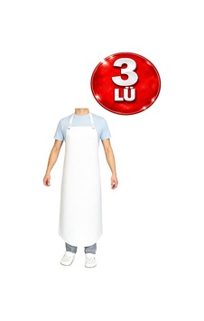 Bulaşık Önlüğü Nibuk Standart Ebat 3lü Beyaz