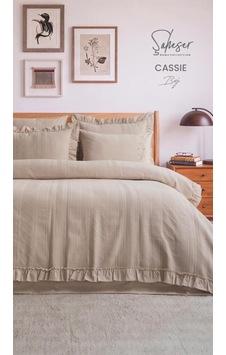 Şaheser Home Collection Yatak Örtüsü Çift Kişilik Cassie Bej Çok Renkli Şaheser Home Collection Yatak Örtüsü Çift Kişilik Cassie Bej Çok Renkli