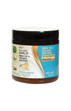 Bio Keratin Gold At Kuyruğu Bitki Özlü Saç Bakım Maskesi 500 ML Bio Keratin Gold At Kuyruğu Bitki Özlü Saç Bakım Maskesi 500 ML