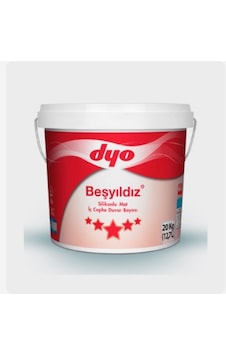 Dyo Beşyıldız 12,7 Lt Silikonlu Mat İç Cephe Beyaz 12.5 L