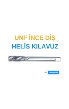 Ert Unf İnce Diş Helis Makine Kılavuzu - Unf 3/8 Ert Unf İnce Diş Helis Makine Kılavuzu - Unf 3/8